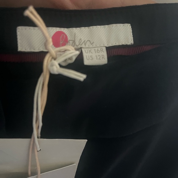 Boden Black Velvet Women’s Pants - Picture 1 of 5
